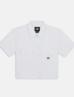 Women Dickies Work Shirts|Shirts*Cropped Short Sleeve Work Shirt