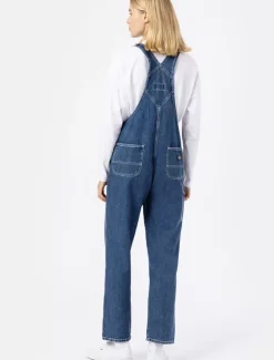 Women Dickies Bib Overalls|Denim*Denim Classic Bib