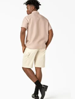 Dickies Collabs & Collections|Shirts*Linen Short Sleeve Work Shirt