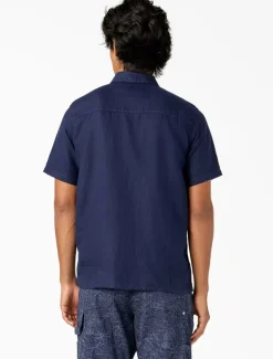 Dickies Collabs & Collections|Shirts*Linen Short Sleeve Work Shirt