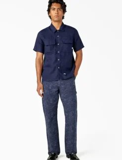 Dickies Collabs & Collections|Shirts*Linen Short Sleeve Work Shirt