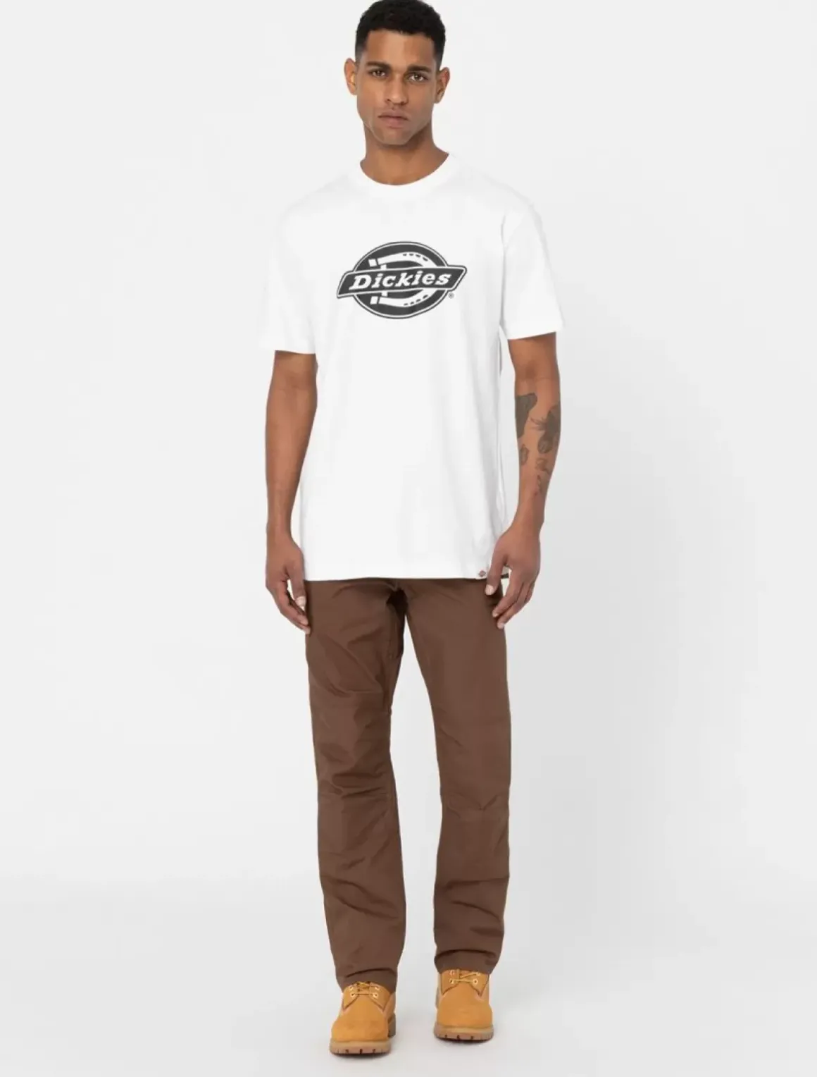 Dickies Work T-shirts*Logo Heavyweight Short Sleeve T-Shirt
