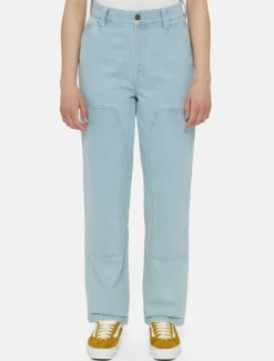 Women Dickies Denim|Trousers*Madison Double Knee Denim Trousers