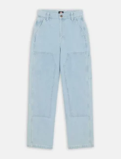 Women Dickies Denim|Trousers*Madison Double Knee Denim Trousers