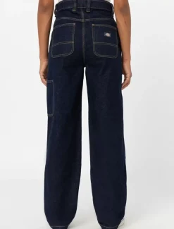 Women Dickies Denim|Trousers*Madison Double Knee Denim Trousers