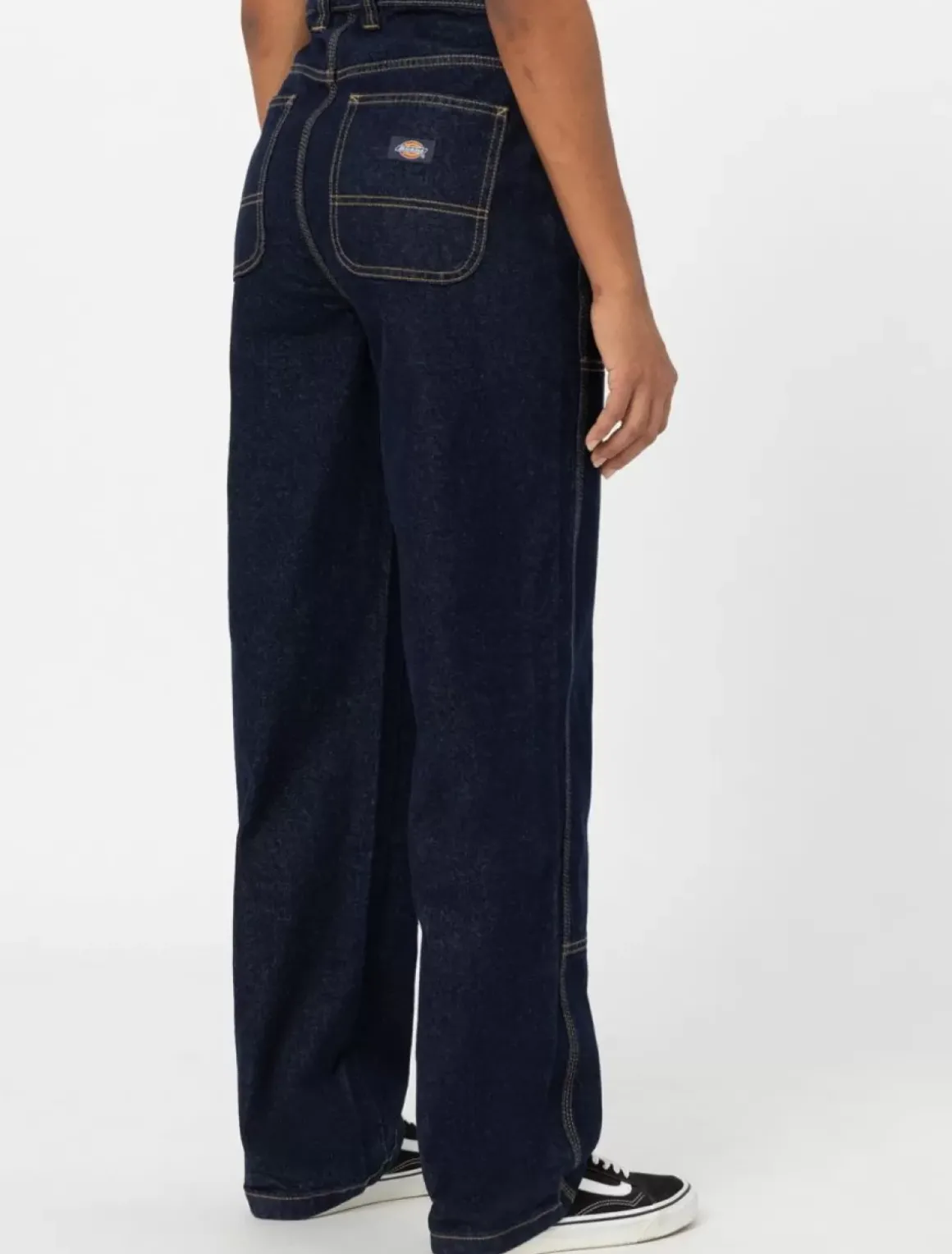 Women Dickies Denim|Trousers*Madison Double Knee Denim Trousers