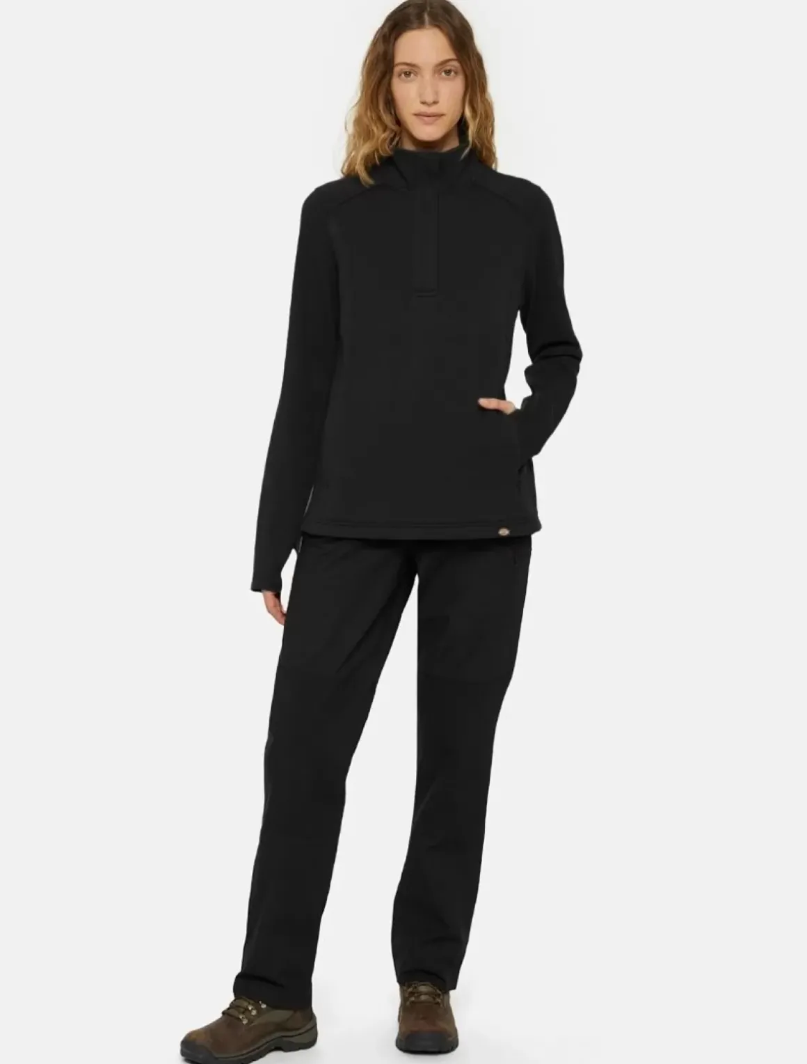 Women Dickies Work Jackets*Maverick Half-Snap Fleece