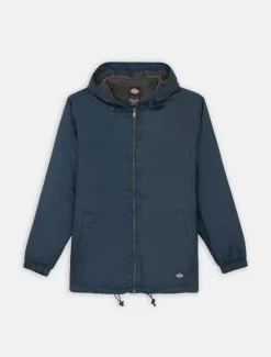 Dickies Work Jackets*Nylon Hooded Fleece-Lined Jacket