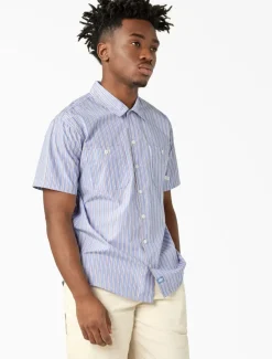 Dickies Collabs & Collections|Shirts*Poplin Short Sleeve Service Shirt
