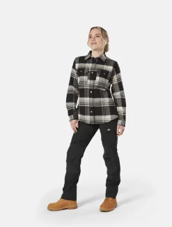 Women Dickies Work Shirts*Renegade Flannel Shirt
