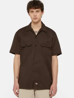 Dickies Shirts*Short Sleeve Work Shirt