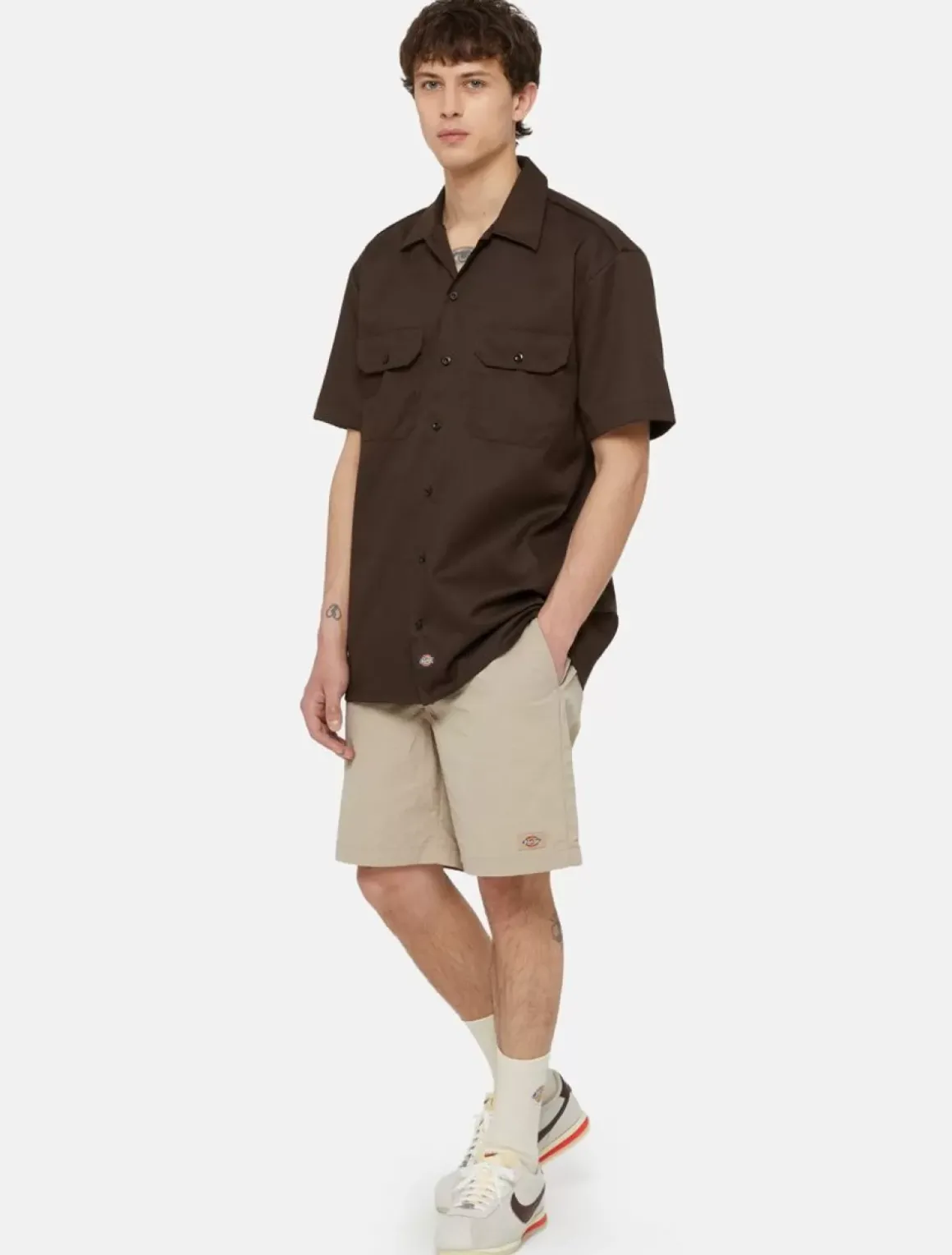 Dickies Shirts*Short Sleeve Work Shirt